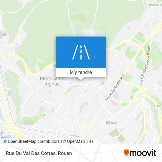 Rue Du Val Des Cottes plan