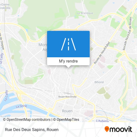Rue Des Deux Sapins plan