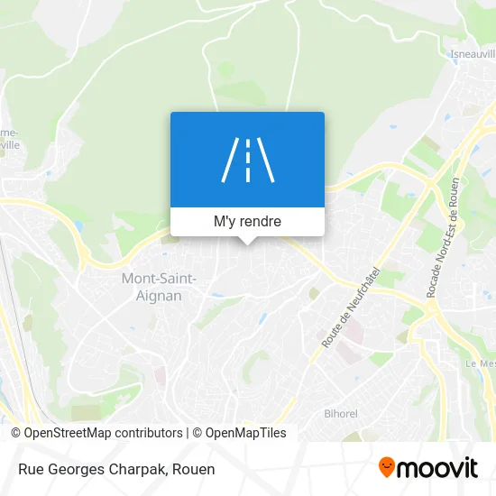 Rue Georges Charpak plan