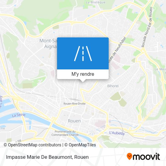Impasse Marie De Beaumont plan
