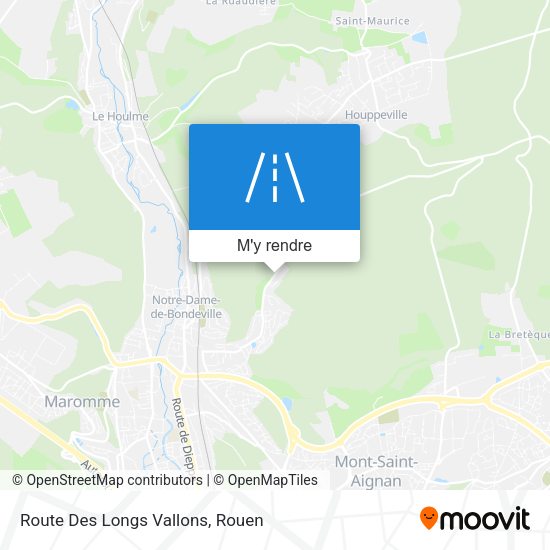 Route Des Longs Vallons plan