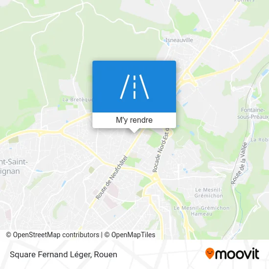 Square Fernand Léger plan