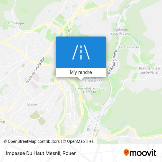 Impasse Du Haut Mesnil plan
