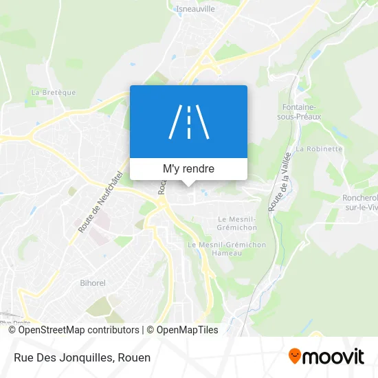 Rue Des Jonquilles plan