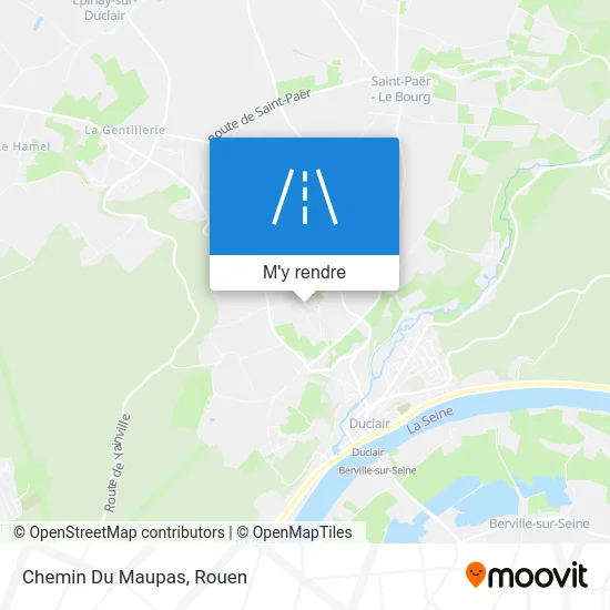 Chemin Du Maupas plan