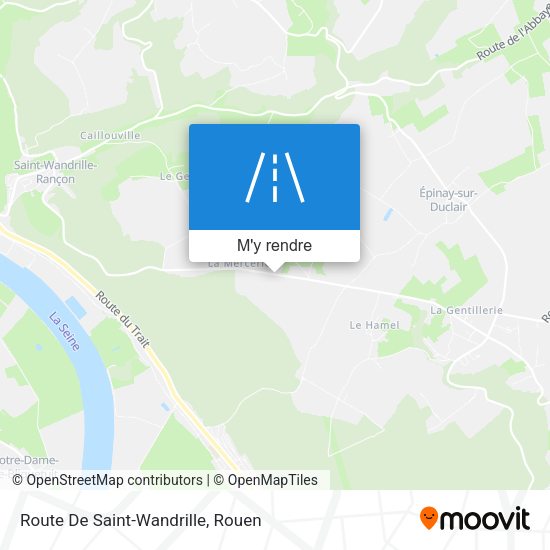 Route De Saint-Wandrille plan