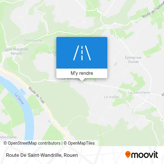 Route De Saint-Wandrille plan