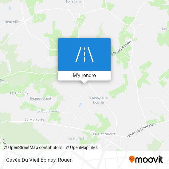 Cavée Du Vieil Épinay plan