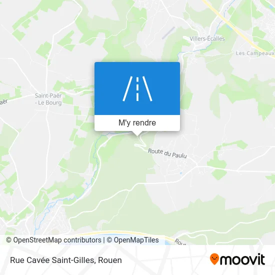 Rue Cavée Saint-Gilles plan