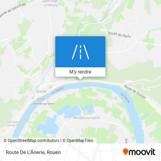 Route De L'Ânerie plan