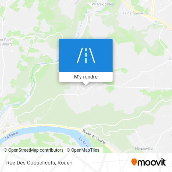 Rue Des Coquelicots plan