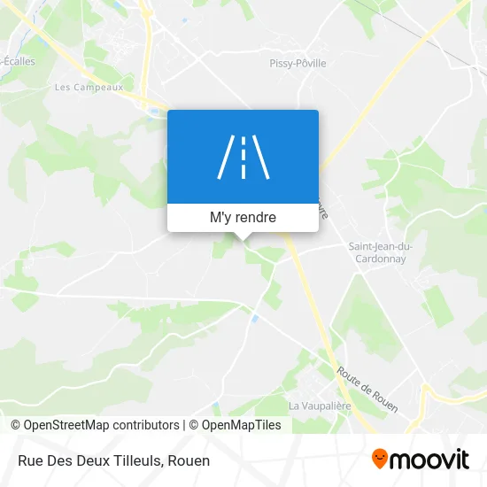 Rue Des Deux Tilleuls plan