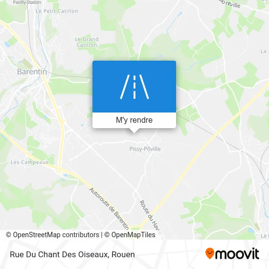 Rue Du Chant Des Oiseaux plan