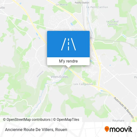 Ancienne Route De Villers plan