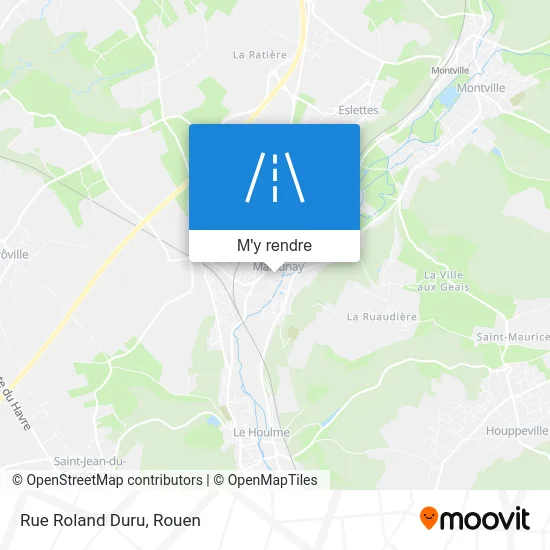 Rue Roland Duru plan