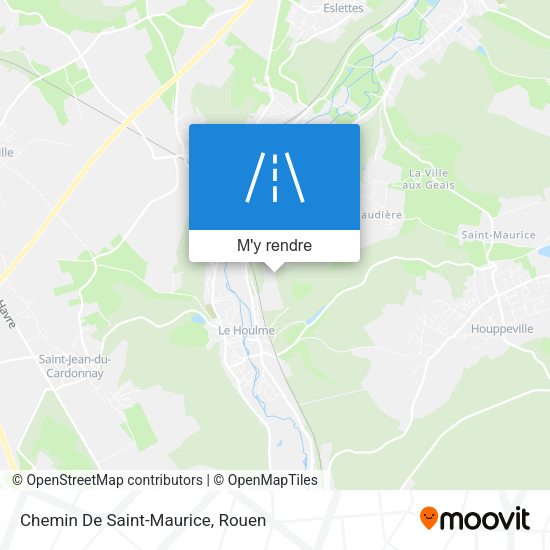 Chemin De Saint-Maurice plan