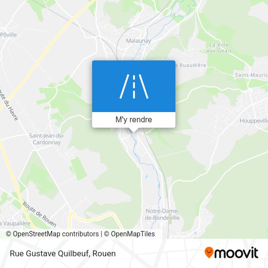 Rue Gustave Quilbeuf plan