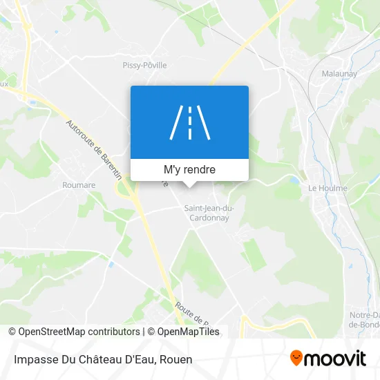 Impasse Du Château D'Eau plan