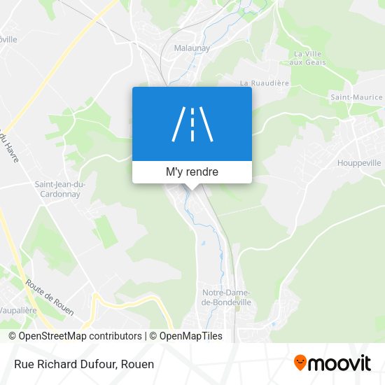 Rue Richard Dufour plan