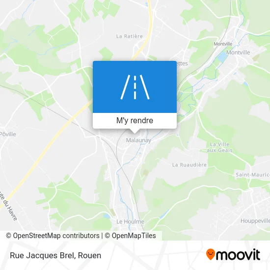 Rue Jacques Brel plan