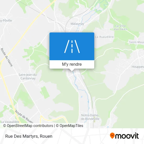 Rue Des Martyrs plan