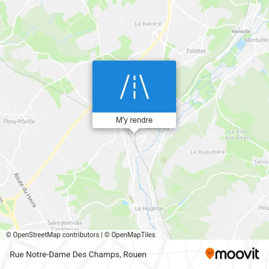 Rue Notre-Dame Des Champs plan