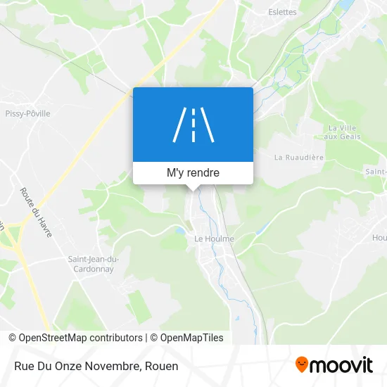 Rue Du Onze Novembre plan