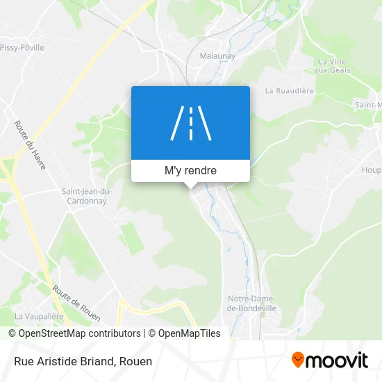 Rue Aristide Briand plan