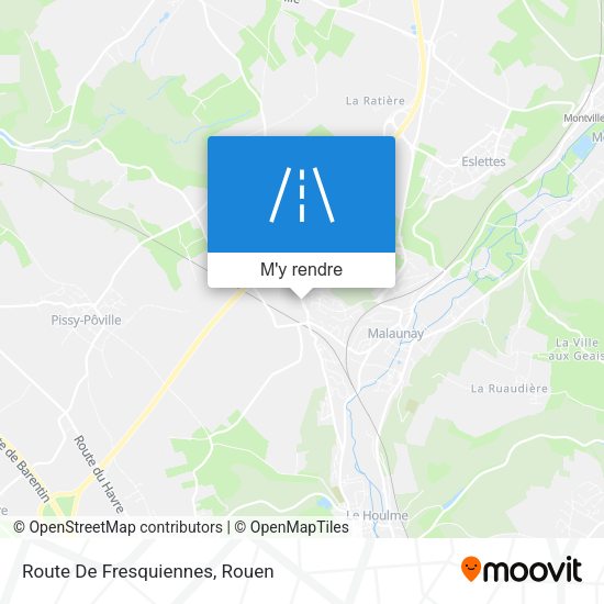 Route De Fresquiennes plan