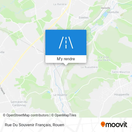 Rue Du Souvenir Français plan