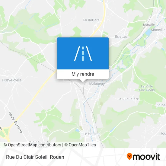 Rue Du Clair Soleil plan