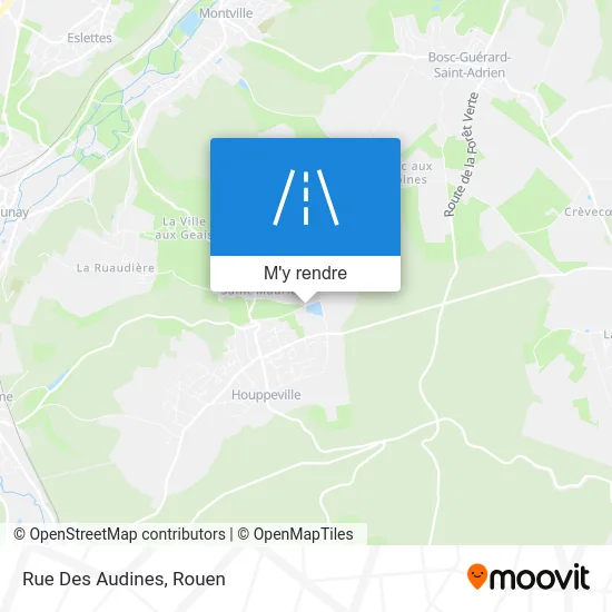 Rue Des Audines plan