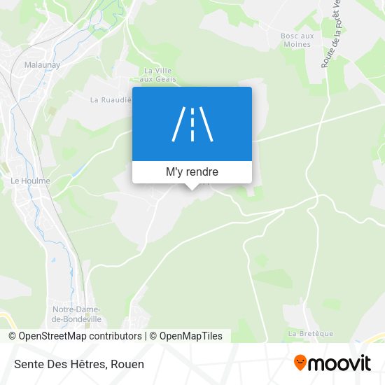 Sente Des Hêtres plan