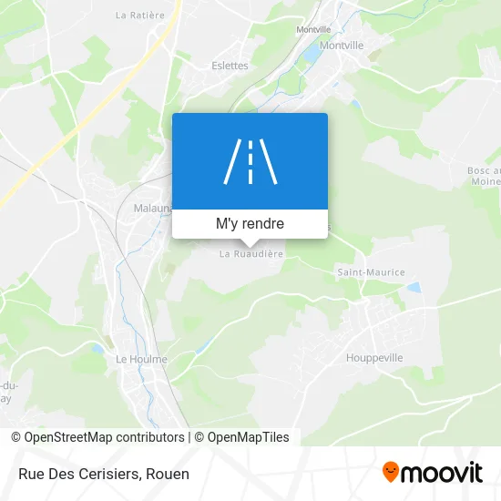 Rue Des Cerisiers plan