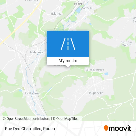 Rue Des Charmilles plan