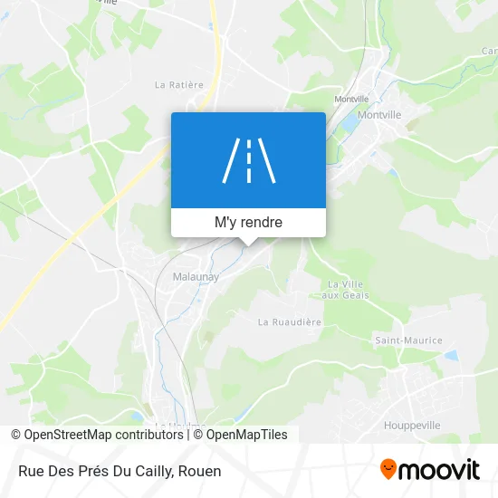 Rue Des Prés Du Cailly plan