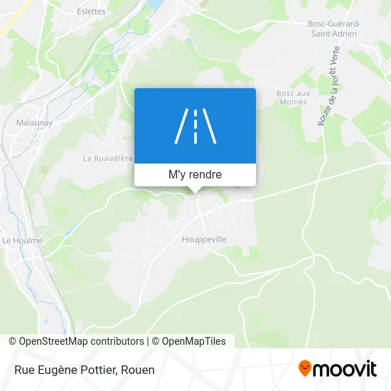 Rue Eugène Pottier plan