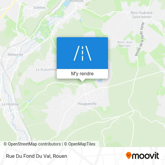 Rue Du Fond Du Val plan