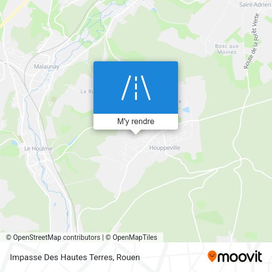 Impasse Des Hautes Terres plan