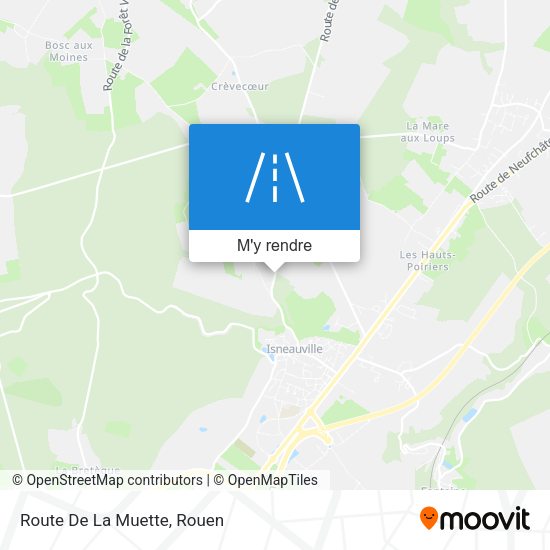 Route De La Muette plan
