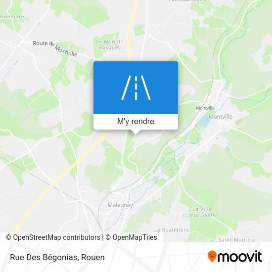 Rue Des Bégonias plan