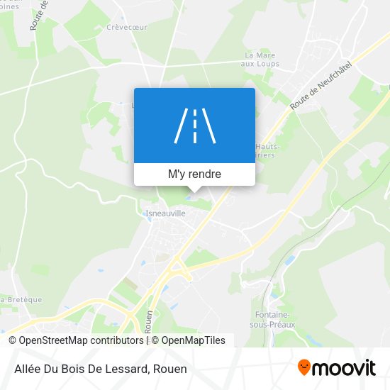 Allée Du Bois De Lessard plan