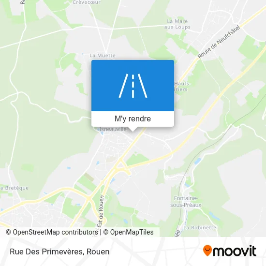 Rue Des Primevères plan