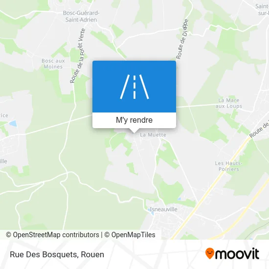 Rue Des Bosquets plan