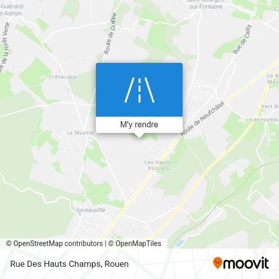 Rue Des Hauts Champs plan