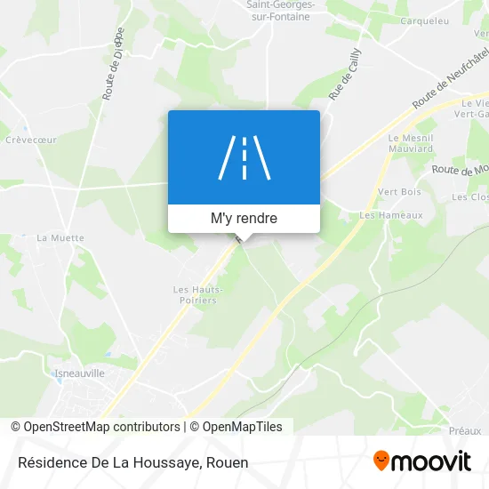 Résidence De La Houssaye plan