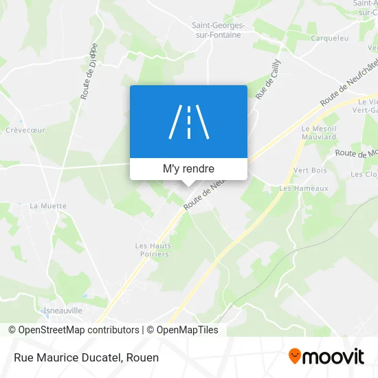 Rue Maurice Ducatel plan