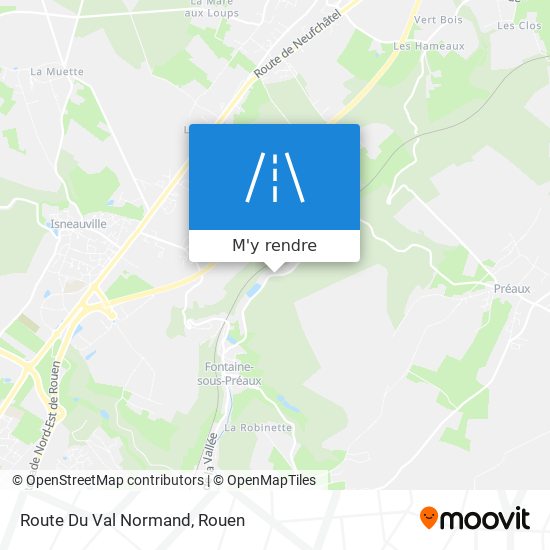 Route Du Val Normand plan