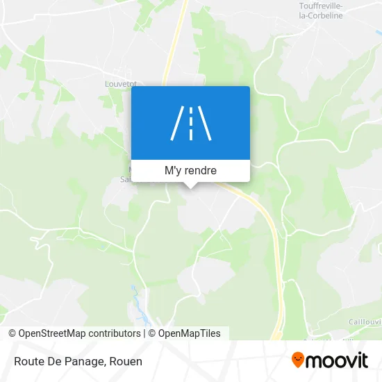 Route De Panage plan