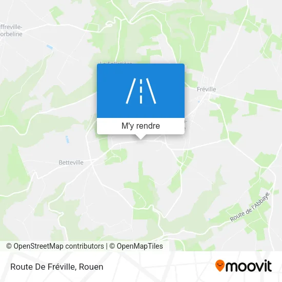 Route De Fréville plan